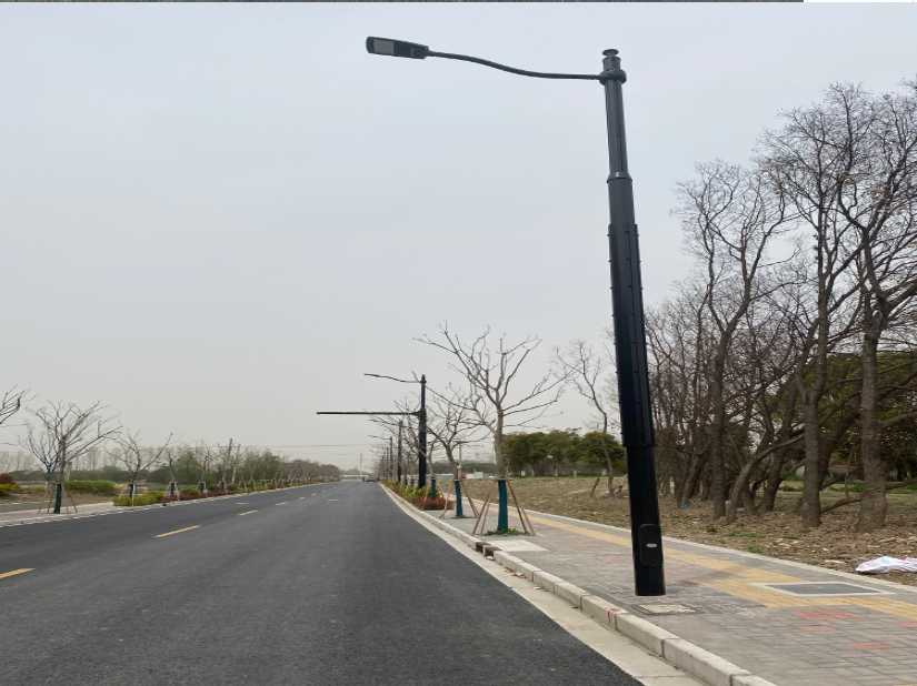 土默特左旗上海综合杆 太阳能路灯工程